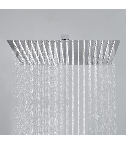 Pomme De Douche Carrée En Acier Inoxydable Moderne - M638 - Bricolage