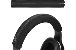 kwmobile Pokrowiec na głowę kompatybilny z Sennheiser HD 4.50BTNC / HD4.40BT / HD4.30 / HD 350BT - neoprenowy ochraniacz na słuchawki z zamkiem błyskawicznym - czarny