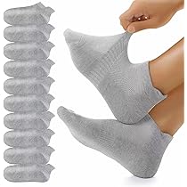 L&K 2121 Lot De 12 Paires De Chaussettes De Sport Respirantes En Coton Pour Homme, Lot De 12 Paires 92254, 43-46 EU
