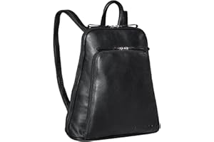 STILORD 'Martha' Skórzany Plecak Damski Vintage for Business School Uni Nowoczesny Plecak na laptopa Du¿y plecak na dzieñ o szeroko¶ci teczki DIN A4 Oryginalna skóra