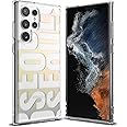 Ringke Fusion Design Compatible with Samsung Galaxy S22 Ultra 5G Back Cover Case Hard Graphic Designed Back Soft Flexible TPU Bumper Scratch Resistant Natural Form - Seoul