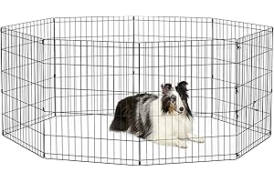 New World Pet Products B552-30 Składany kojec dla zwierząt domowych, czarny, rozmiar M/61 cm x 76 cm