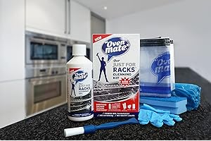 Oven Mate Just for Racks Cleaning Gel Kit - with Gloves, Bags, Sponge & More!