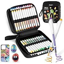 Ohuhu Acrylic Markers - 24 Fine Tips & 24 omkeerbare punten Ohuhu Acrylic Markers - 24 Fine Tips & 24 omkeerbare punten