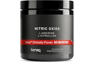3,000mg Nitric Oxide Supplement - 99% Purified L-Arginine and L-Citrulline - Beet Root - Clinically Studied Velox Blend - Nitric Oxide Booster for Men - 120 Capsules - Toniiq