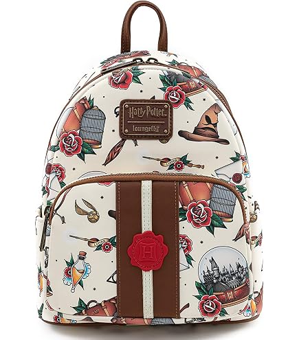 Loungefly Harry Potter Slytherin Rucksack – Mini-Backpack Mit Metall-Schlange, Exklusiv Bei Amazon