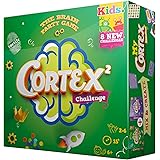Asmodee - Cortex² Challenge Kids, Verde - Gioco da Tavolo, Sfide per la Mente, 2-6 Giocatori, 6+ Anni, Edizione in Italiano