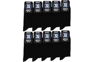 Occulto czarne skarpetki męskie 10/20/30 pak (model: Hermann)