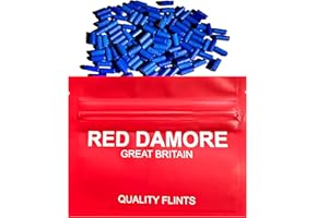 RED DAMORE 100 x Piedras para mechero, Pedernales universales para encendedores. Compatible con la mayoría de los encendedores - Azul