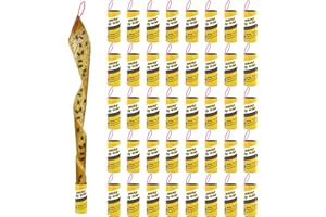 20 Rollen: NUIA® XL Fliegenfallen-Set für den Innenbereich - 20x umweltfreundliche und giftfreie Klebefallen zur Fliegen Abwehr - Eindache Anwendung und effektiv als Fliegenfänger - Insektenfänger -