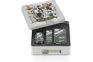 Proraso Set barba uomo Cypress and Vetyver, Set ideale come regalo uomo contenente Shampoo da 200 ml, Olio 30 ml e Balsamo per la barba da 100 ml, Made in Italy