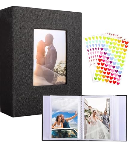 2 Album Fotografici In Lino Per 200 Foto 10x15 Cm - Portatili Per Ricordi E Viaggi - Foto 8