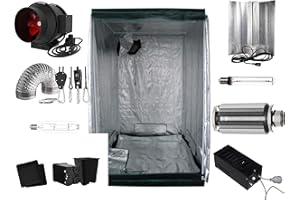 Nito GmbH Growbox Komplettset Zelt 80 x 80 x 180 cm Natriumdampflampe 250 Watt (250 Watt Eco)