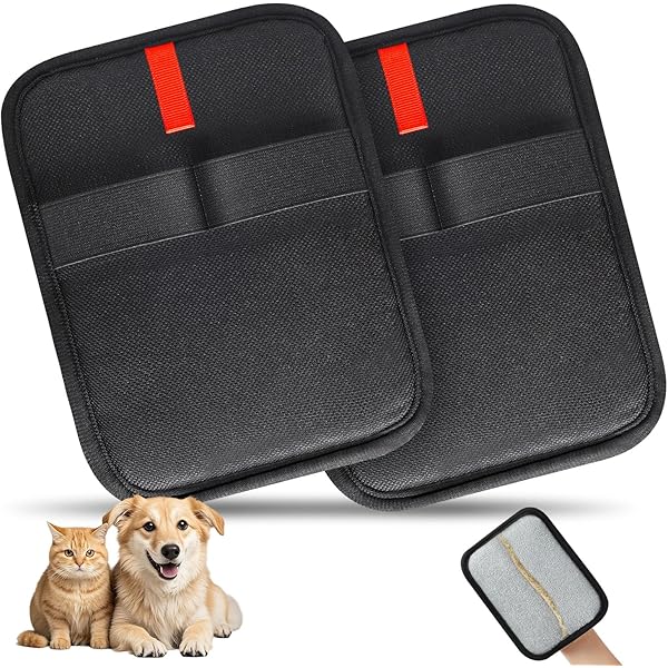 Sykrawki Fellpflege-Handschuh Für Haustiere - Doppelseitig & Antistatisch