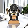 Gift Kya De Wooden & Acrylic Sports Winner Trophy - Chess -Ideal for Awards & Celebrations