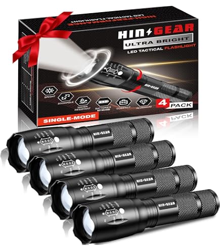Lampe Torche TrustFire J18 LED 8000 Lumens - 5 Modes, étanche, Inclut Batteries - Super Puissante