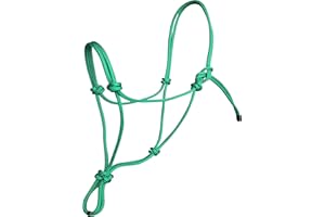 Hunters Saddlery Rope Halters for Horses Compatible with Parelli Natural Horsemanship Training Mini Foal Weanling Pony Cob Full Draft Head-Collars