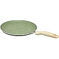 amazon basics Granite Finish Non Stick Induction Base Dosa Tawa 28cm - Granite Finish Olive Green