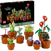 LEGO Botanicals Minik Bitkiler 10329 &ndash; Yetişkinler i&ccedil;in Terakota Renkli Saksıda Kurak, Tropik ve Et&ccedil;il T&uuml;rlerde 9 Bitki İ&ccedil;ere