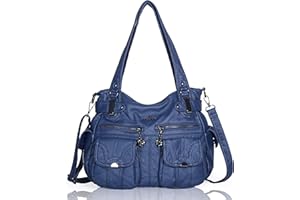 Angel Kiss Cuir Sac à Main Désign/Epaule/Bandoulière/Large Capacité 8 Petites Poches Pour Filles/Femmes