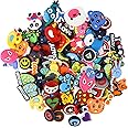 Girls Clubs Shoe Charms Silicon Sticker for Crocs & Clogs Sandals Add a Touch of Personality to Your Shoes Random Designs with pack 6,10,12,24