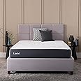 LUCID 10 Inch Memory Foam Mattress - Medium Feel - Infused with Bamboo Charcoal and Gel - Bed in a Box - Temperature Regulating - Pressure Relief - Breathable - Twin Size
