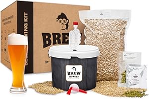‎BREW MONKEY Brew Monkey® Beer Brewing Set Weissbier Basic Set 5 Litres Beer 5.7% Vol. Beer Brewing Set Men's Gifts Beer Gifts for Men Gifts for Dad Birthday Gift for Men