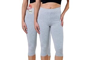 SES Capri 3/4 damleggings, 2-pack bomull