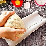 BUZIFU Large Bakers Cloth Professional Proofing Cloth Bakers Couche for Baguette Bread Loaf Dough Made of 100% Pure Cotton Br