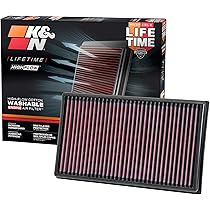 K&N 33-2355 Filtri Aria Sostitutivi Auto, Lavabile E Riutilizzabile