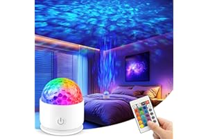 FOKKY Projecteur Ciel Etoile, Projecteur Galaxie Avec Télécommande, Veilleuse Enfant Rechargeable, Projecteur Led Pour Décoration des Chambres, Enfants, Adultes