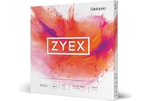 D'Addario Zyex 3/4 Scale Light Tension Bass String Set