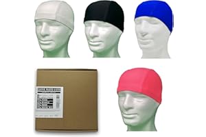 AQASKIN Gorros de natación Profesionales de Licra hipoalergénico sin látex ni Silicona – Gorro de Piscina Unisex - Acquagym para Adultos y jóvenes - Cantidad 1-20 - 50 Piezas