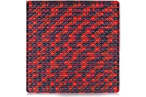 SENUA Jouet sensoriel géant avec 400 Bulles pour soulager Le Stress et l'Autisme (Rouge)