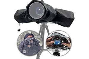 MyGadget Kamera Regenschutz - [mit transparenten Sichtfenster] - für Objektive bis 18 cm ? - Cover für Spiegelreflexkamera wie Nikon I Canon I Sony