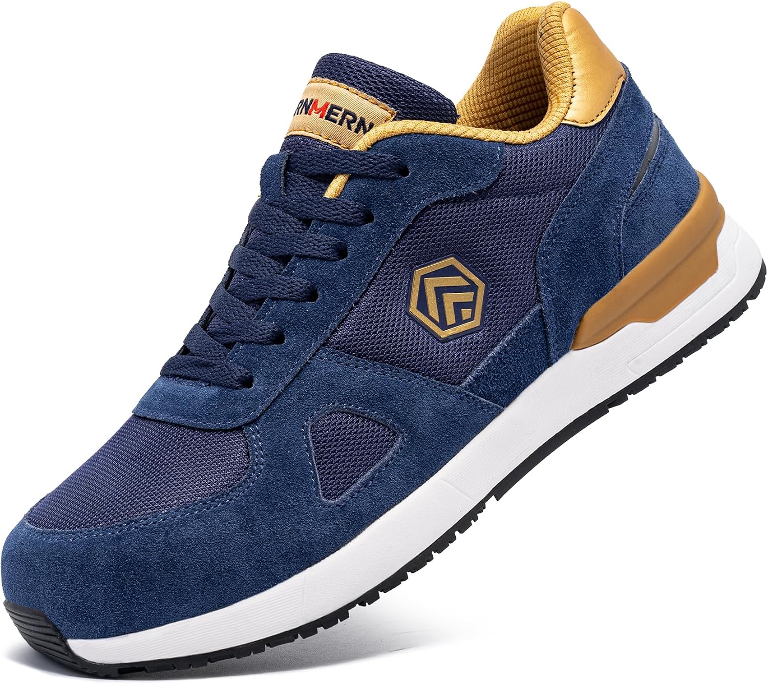 LARNMERN PRO Zapatos de Seguridad Hombre Mujer S1 SRC Anti-Deslizante Zapatos de Trabajo Punta de Acero Zapatillas de Seguridad Ligero Transpirables Calzado de Seguridad