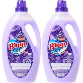 Bingo &Ccedil;amaşır Yumuşatıcısı Standart Lavanta r&uuml;zgarı 3000 ml (2 paketi)