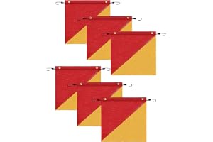 Säkerhetsflaggor för lastbilar Skylt 45,7 x 45,7 cm Högsynlig och