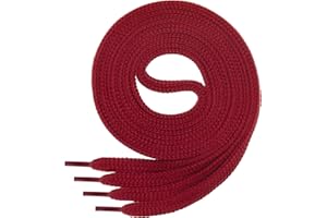 DI FICCHIANO Di FICC vecchiano 1 Para wysokiej jakości sznurowadeł poliestrowych, odporne na rozdarcia, płaskie - ok. 7 mm szerokości, 27 kolorów, długość 60-200 cm