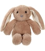 Peluche lapin gris blanc toute douce GIPSY