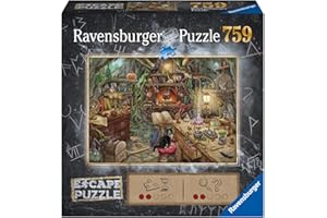 Ravensburger - Escape Puzzle - Cuisine de sorcière - pour Adultes et Enfants dès 12 Ans - 759 pièces, 1 Guide de Jeu, 1 enveloppe Solution - Inspiré des Jeux d'évasion - 19958