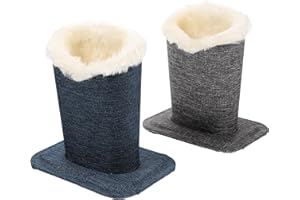 Cabilock 2 sztuki stolik nocny z podszewką ze stolikami nocnymi pluszowy stojak na okulary, stojak na biurko, stojak na okulary, uchwyt na okulary, stojak na okulary, stojak na domowy pokrowiec