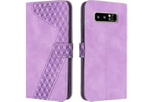 OKZone Cover per Samsung Galaxy Note 8, Custodia in Pelle Samsung Note 8, Antiurto Cover a Libro Galaxy Note 8 Magnetica Portafoglio Folio PU Pelle Flip Protettiva Caso con Wallet Case Cover (Porpora)