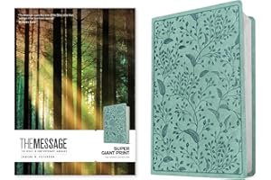 The Message Super Giant Print (Leather-Look, Teal Berries): The Bible in Contemporary Language, Teal Berries, Super Giant Print, Leather-Look, Helpful Maps Charts and Comprehensive Reading Plan