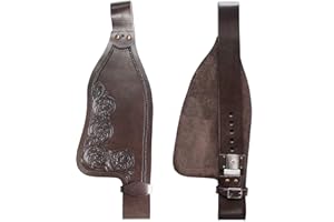 CHALLENGER Horse Western Adult Tooled Leather Replacement Saddle Fenders 52DBDT