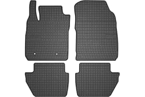 M MOTOS Tappetini in gomma per auto adatto per Ford EcoSport II 2017-2022 Migliorare il comfort di viaggio con il tappetino antiscivolo per auto- Tappetini per auto per tutte le stagioni, protezione d