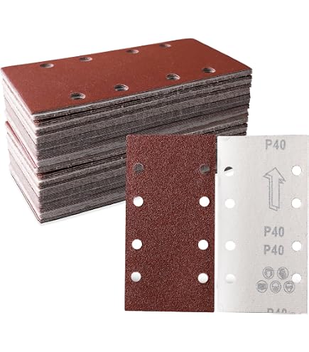 50 Blatt Schleifpapier Für Schwingschleifer – 93 Produktbild-Vorschau 11