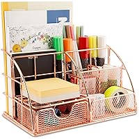 innislink Schreibtisch Organizer, Tisch Büro Organizer mit Schublade, Stifthalter A4 Briefablage Unterlagen…
