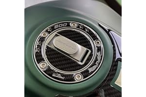 ‎RESIN BIKE Resin Bike Aufkleber für Motorrad Kompatibel mit Benelli Leoncino 800 2022. Tankdeckelschutz vor Stößen und Kratzern. 3D-Harzklebstoff Hergestellt in Italien - Stickers