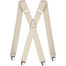 Bretelles Autiga En Forme De Y – Multicolores Fluo, Clips Fins, Réglables 150-190 Cm, 96% Polyester